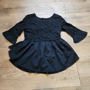 Girls 10-12 Joe Fresh Black Blouse